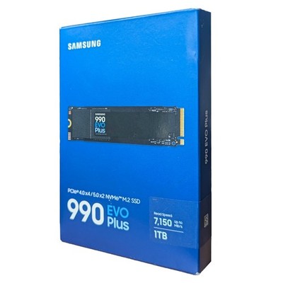 Samsung 990 EVO Plus NVMe M.2 SSD 1 TB, PCIe 4.0 x4 / PCIe 5.0 x2 - NEU & OVP