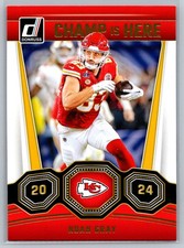 Noah Gray 2024 Donruss Champ is Here FOOTBALL #15 Kansas City Chiefs