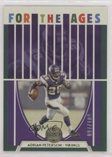 2022 Panini Legacy For the Ages Green 97/100 Adrian Peterson #FA-7 0r5l