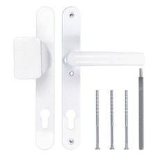 T&uuml;rgriff/T&uuml;rdr&uuml;cker/T&uuml;rklinke/Dr&uuml;ckergarnitur DHS 92mm mit Knauf - wei&szlig;