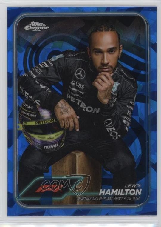 2024 Topps Chrome Sapphire Edition Formula 1 F1 Drivers Lewis Hamilton #6 0hj7
