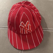 NY Yankees Hat Twins Enterprise Cooperstown Collection Red Size 7 3/4