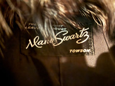 Mary Swartz Towson Womens Fox Fur Jacket M Br...
