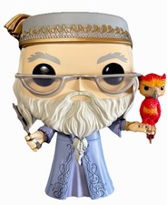 Funko Pop! Vinyl Albus Dumbledore w/ Fawkes 10” Super #110 Harry Potter - No Box