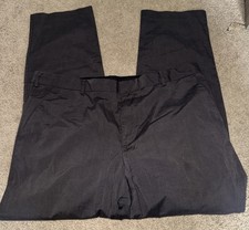 Van Heusen Flex Dress Pants Men's Size 40x32 Straight Gray Stretch Flat Front