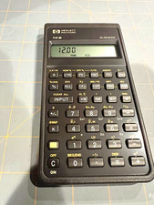 Hewlett Packard HP 10B Financial Handheld Calculator LCD Display Battery w/ Case