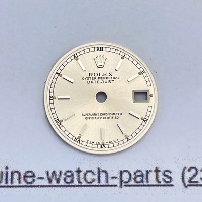 Genuine Rolex DateJust 26mm Lady Date 69174 69240 Stick Baton Silver Dial