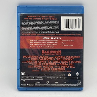 Halloween 35th Anniversary Edition (Blu-ray, 2013) w/ Insert