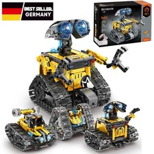 560Stk 4 in1 RC Wall-e Roboter Technik+App Ferngesteuerter Roboter Bauspielzeg