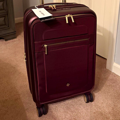 Samsonite Mobile Solution 2 Expandable Spinner TSA Carry-On Merlot Poly MPN