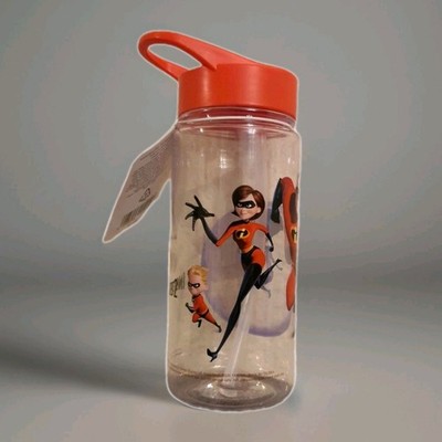 NEU Disney Pixar Incredibles 2 Parr Family Ecozen Fliptop Trinkflasche 540ml   