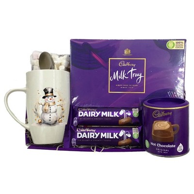 Cadbury heiße Schokolade Geschenkkorb Mutter Tochter Schwester Großmutter Heiligabend Set