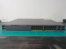 Cisco  Catalyst (WS-C2960S-24PS-L) 24-Ports Rack-Mountable Switch Managed