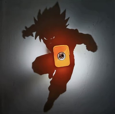 Dragonball Z Wandlampe Schattenspiel Son Goku LED Batterie Akku