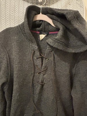 J.Crew Alpaca Wool Hooded Sweater Sz M Charcoal Gray JCREW Women s Sweater WARM