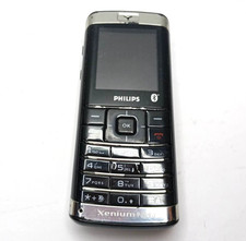 UNTESTED PHILIPS XENIUM 9 9d 2G GSM CELL PHONE BAR CELLULAR VINTAGE  BATTERY
