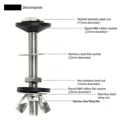 Bathroom Toilet Tank Drain Assembly 3 In Replacement Kit Use Toilet Flush Valves