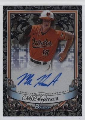 2024 Bowman Sterling Prospect Silver Refractor /100 Mac Horvath #PA-MH Auto 1g0v