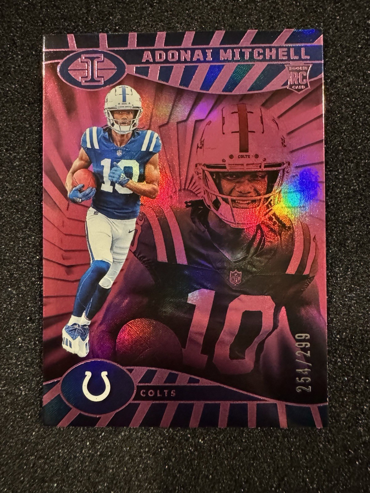 2024 Panini Illusions - Pink Adonai Mitchell #36 (RC) /299
