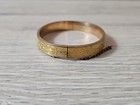 Antique Gold Filled Cuff Bracelet.  Flowers. — photo 5