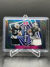 2023 Panini Illusions Bo Jackson / Josh Jacobs Deja Vu Dual Patch 69/99 #DV-JJ