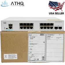 Cisco C1000-16T-2G-L 16-Port Gigabit L2 Managed Ethernet Switch  2 Year Warranty