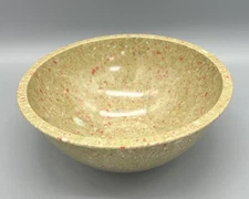 Vtg Apollo Ware Alexander Barna Melmac Melamine Confetti Bowl Green Splatter