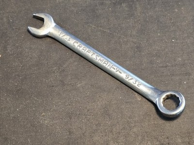 Craftsman Tools Combination Ignition Wrench 1/4'' x 9/32'' V Series USA
