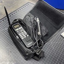 Retro Vintage Audiovox Car Phone with Carry Case