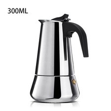 Stainless Steel Espresso Ground Coffee Maker Percolator Moka Pot 200/300ml UK