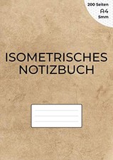 Isometrisches Notizbuch: 3D-Zeichnung 5mm Dreiecke 200 Seiten