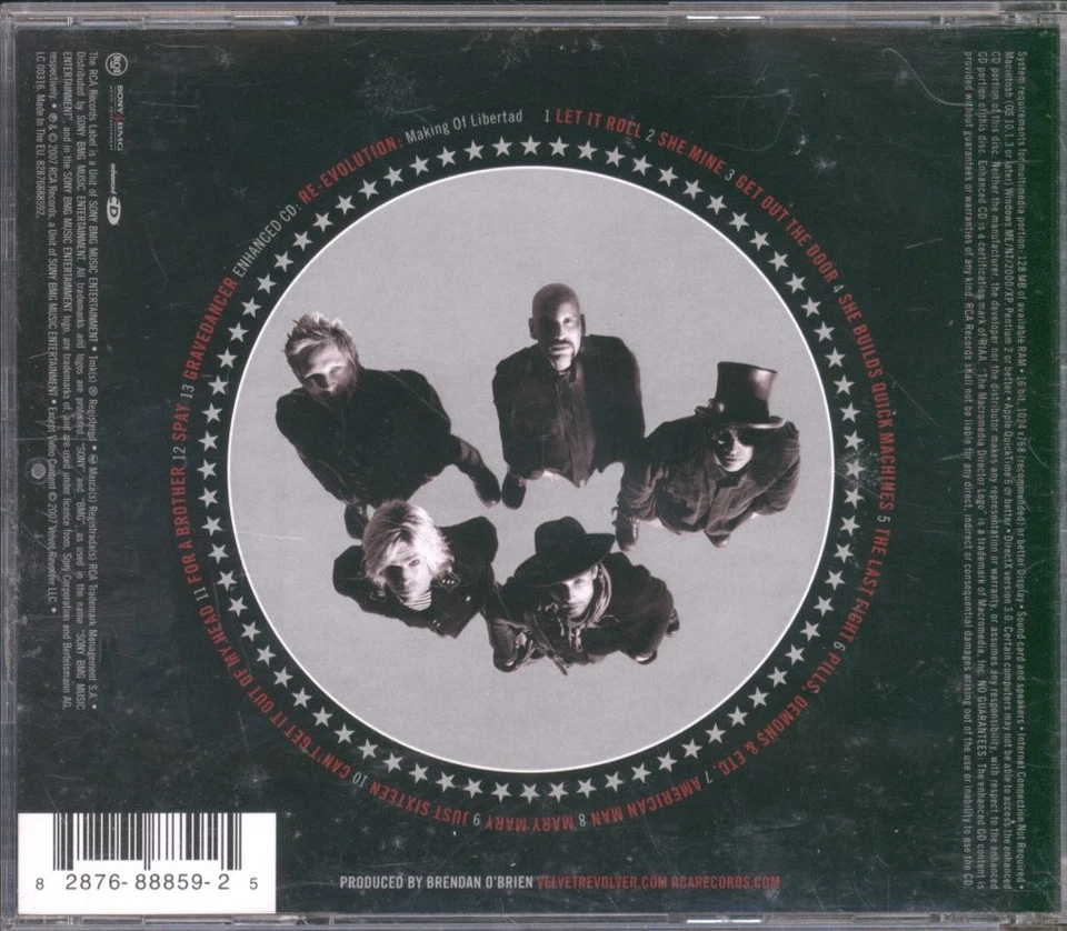 Velvet Revolver Libertad CD Europe Rca 2007 Enhanced CD with video content - Image 2 of 3