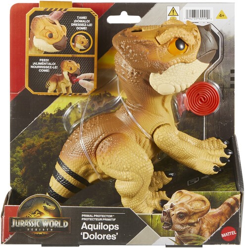 Mattel - Jurassic World: Rebirth Train 'N Tame Aquilops 'Delores' [Usado Muy Goo - Imagen 8 de 8