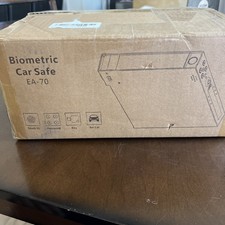 EAMIRUO Car Gun Safe - Quick Access Vehicle Handgun Safe with Fingerprint & K...