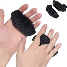 Anti-Slip Workout Grips - Ergonomic Rubber Hand Protector Gloves for Weight L...