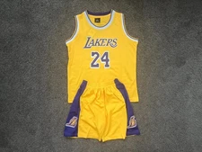 Youth Lakers Kobe Bryant High-Quality Jersey Shorts Basketball 2T to 14-16