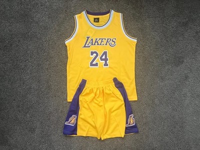 Youth Lakers Kobe Bryant High-Quality Jersey Shorts Basketball 2T