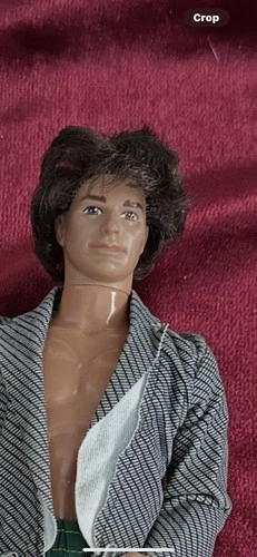 Vintage 1968 Mattel Ken Doll with hair  Brown Eyes Malaysia