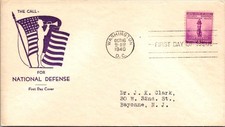 FDC 1940 SC #901 Holland Cachet - DC Cancel - Single - J26645