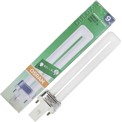 2X OSRAM FSL DULUX S 9W/827 2700K Warm 9W/830 3000K 9W/840 4000K White 9W/860 60
