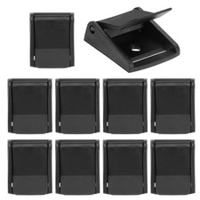 Webbing Black Cam Buckle 15/16 inch, 10 Pack Plastic Adjustable Toggle Clip