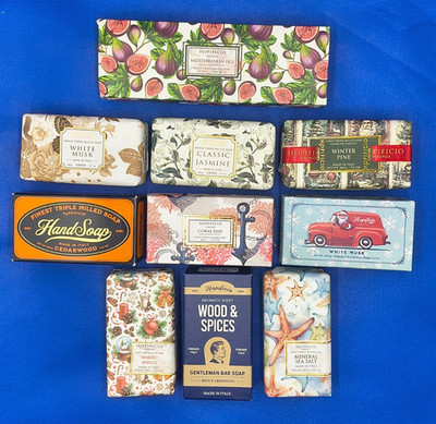 Hopificio Firenze Italy Luxury Bar Soap - YOUR CHOICE - Free Ship USA