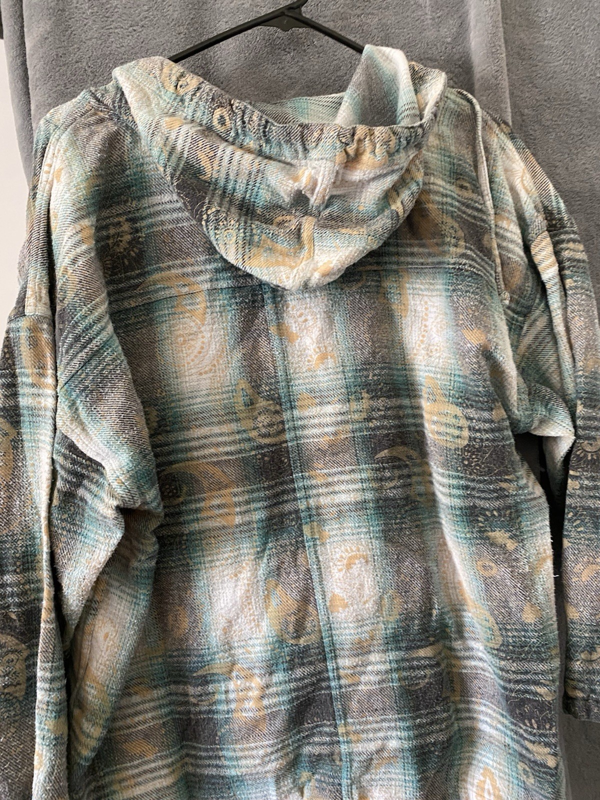 IGNITE Boho patchwork Pullover Hoodie 100% Cotton… - image 8