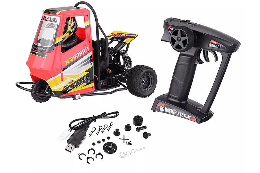 XRider Flamingo トライク フラミンゴ X-RIDER FLAMINGO 1/8 RTR RC RACING TUK TUK TRIKE - RED | eBay