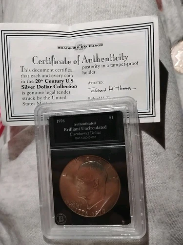 1776-1976-D Type 1 Eisenhower Dollar $ Ike MS64 PL Proof Like NGC 946073-1