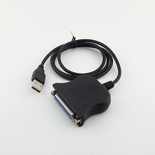 1x 3FT USB 2.0 to DB25 25 Pin Female Parallel IEEE 1284 Printer Adapter Cable PC