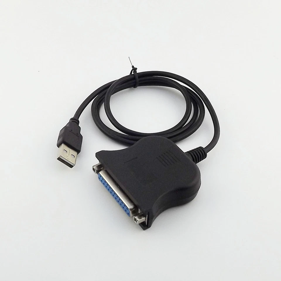 1x USB 2.0 to DB25 25 Pin Female Parallel IEEE 1284 PC Printer Adapter Cable 3ft - Image 2 of 2