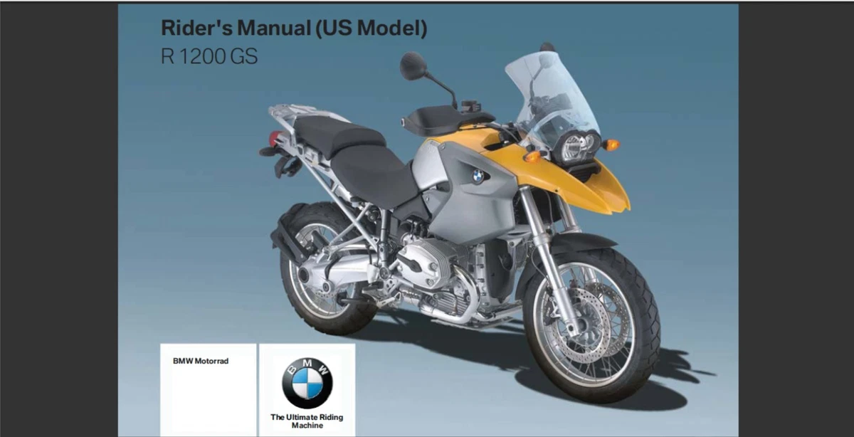 Bmw outlet r1200gs 2007