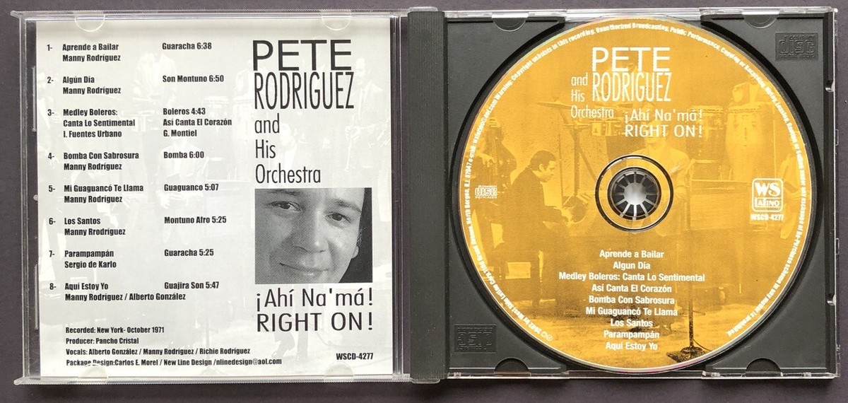 Pete Rodriguez And His Orchesta Right On Ahi Na Mas WS WSCD-4277