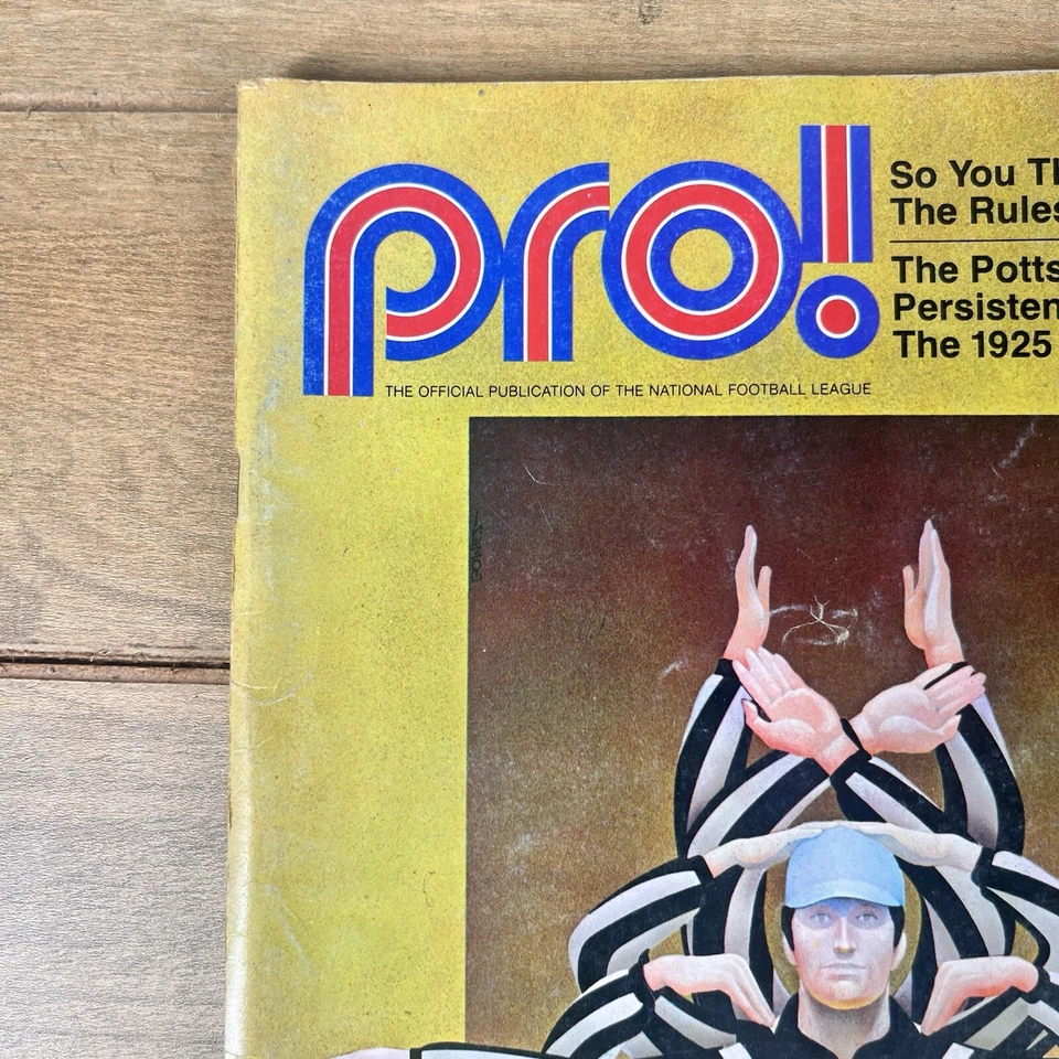 Oct 10 1971 Pittsburgh Steelers vs Cleveland Browns Pro! Official Program - Image 3 of 4